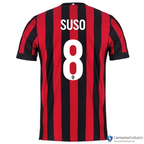 Camiseta Milan Primera equipo Suso 2017-18